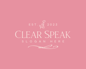 Flower Wellness Relaxation Spa logo design