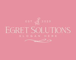 Flower Wellness Relaxation Spa logo design