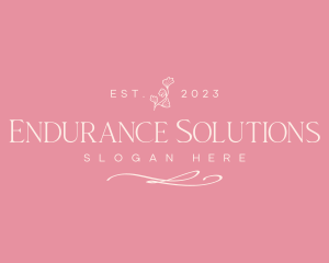 Flower Wellness Relaxation Spa logo design