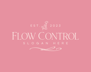 Flower Wellness Relaxation Spa logo design