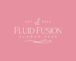 Flower Wellness Relaxation Spa logo design