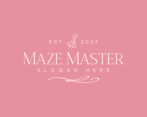 Flower Wellness Relaxation Spa logo design