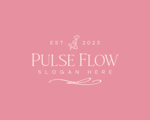 Flower Wellness Relaxation Spa logo design