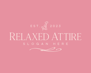 Flower Wellness Relaxation Spa logo design