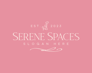 Flower Wellness Relaxation Spa logo design