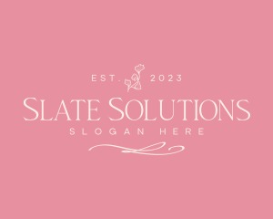 Flower Wellness Relaxation Spa logo design