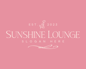 Flower Wellness Relaxation Spa logo design