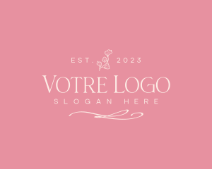 Wordmark - Dainty Perfume Flowers logo design