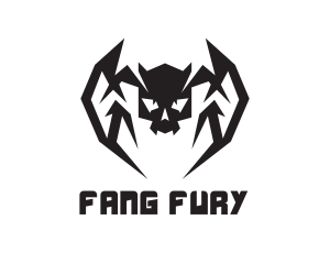 Fangs - Skull Mask Fangs logo design