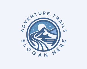 Mountain Pathway Camping logo design