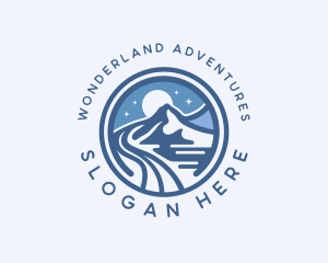 Mountain Pathway Camping logo design