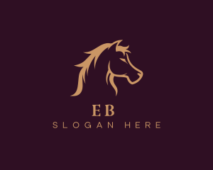 Equine Stallion Horse Logo