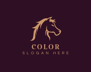 Jockey - Equine Stallion Horse logo design