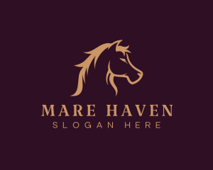 Mare - Equine Stallion Horse logo design