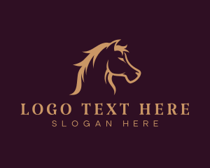 Equine Stallion Horse Logo