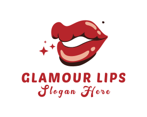 Sexy Red Lips logo design