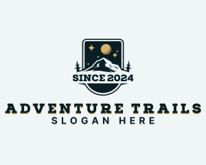 Trekking - Mountain Trekking logo design