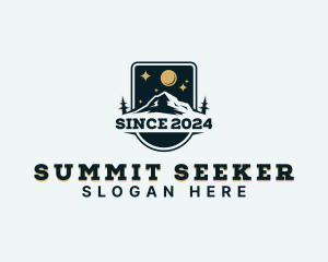 Mountaineer - Mountain Trekking logo design