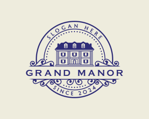 House Villa Mansion  logo design