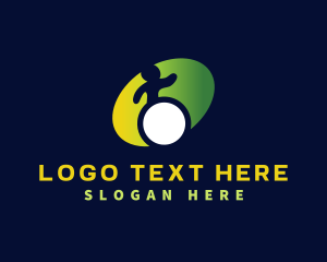 Inclusive - Disability Wheelchair Rehabilitation logo design