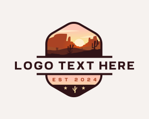 Landscape - Wild Desert Adventure logo design