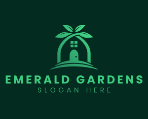 House Plant Landscaping logo design