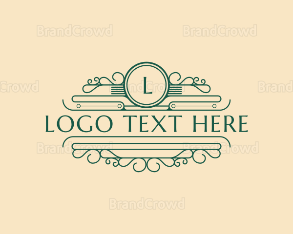 Fancy Fine Dining Restaurant Logo