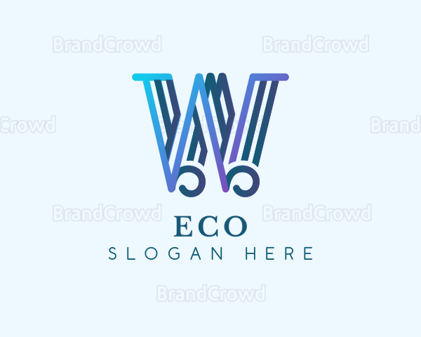 Elegant Boutique Letter W Logo