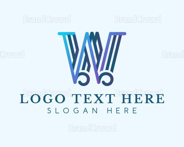 Elegant Boutique Letter W Logo