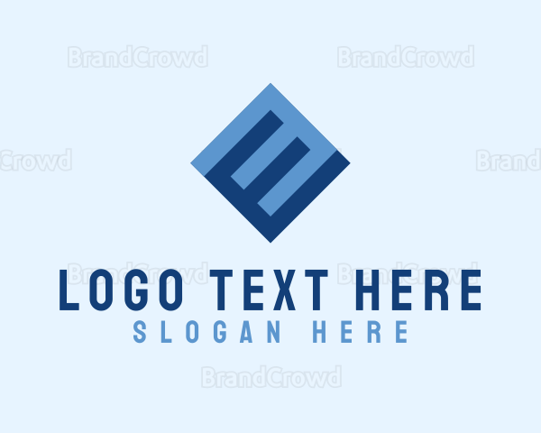 Geometric Interior Design Logo