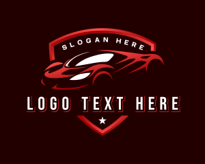 Driving - Automotive Car Race logo design