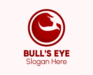 Red Toro Bull logo design