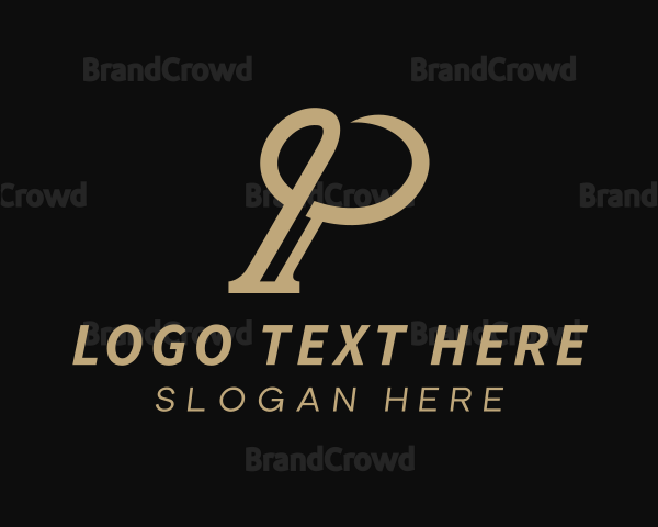 Elegant Brand Letter P Logo