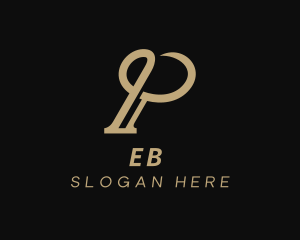 Elegant Brand Letter P Logo