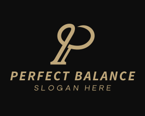 Elegant Brand Letter P logo design