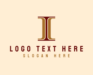 Jurist - Pillar Legal Advice Lawyer logo design