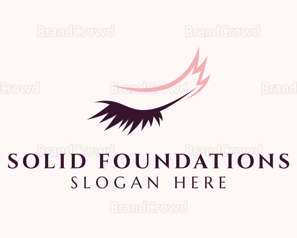 Eyelash Beauty Cosmetics Logo