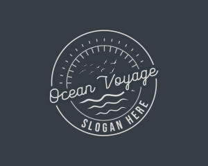 Summer Ocean Vacation logo design