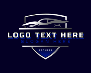 Luxury Car - Race Car Automobile logo design