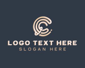 Luxury Jewelry Fashion Letter C logo design