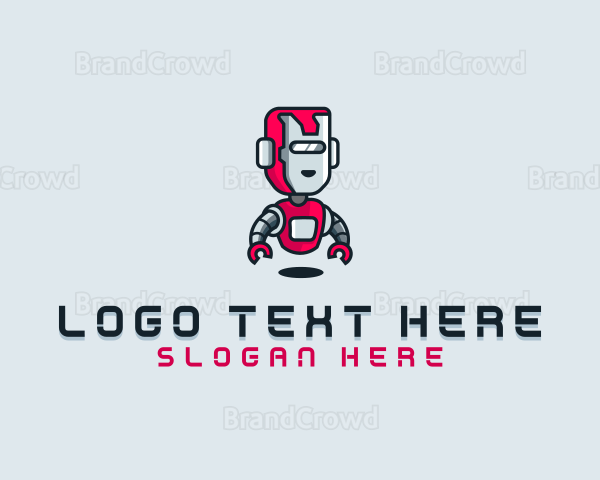 Robot Tech Gaming Logo
