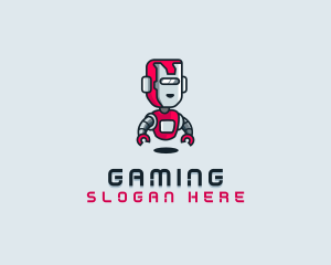 Robot Tech Gaming Logo
