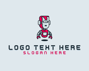 Robot Tech Gaming Logo