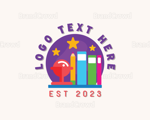 Book Daycare Storytelling Logo