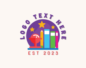 Kids - Book Daycare Storytelling logo design