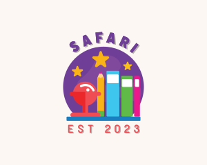 Kids - Book Daycare Storytelling logo design