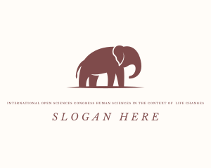 Savanna - Elephant Zoo Animal logo design