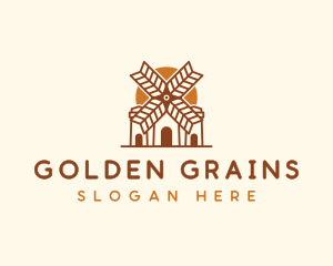 Wheat Farm Mill logo design