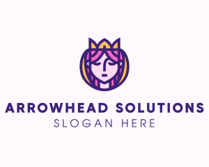 Beautiful Royal Queen logo design