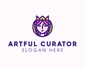 Beautiful Royal Queen logo design